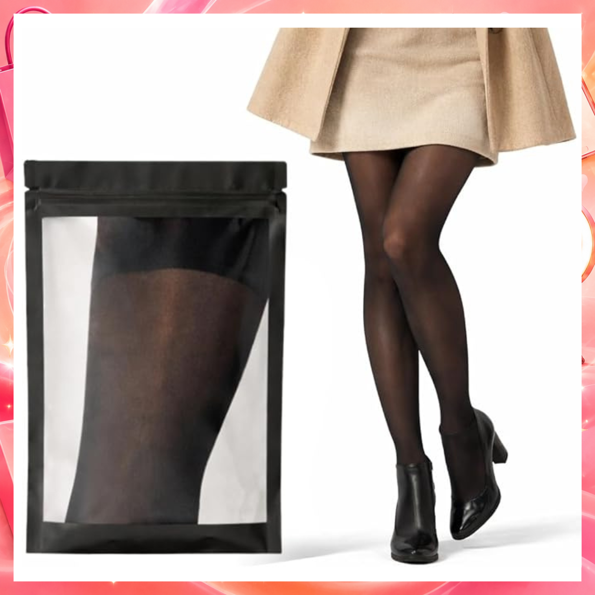 Meia Calça Térmica Translúcida Feminina com Veludo Interno Efeito Meia Fina Forrada para Inverno e Frio Alta Elasticidade Veste 36 ao 44 Tamanho Unico - Premium Steel Hook